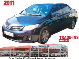 2011 TOYOTA COROLLA 1.6 SPRINTER